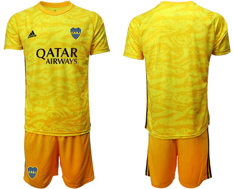 Men 2020-2021 Club Boca juniors goalkeeper yellow blank Adidas Soccer Jersey->new orleans saints->NFL Jersey